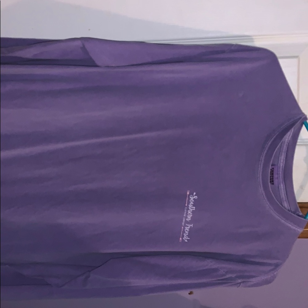Purple Southern Trend long sleeved t shirt